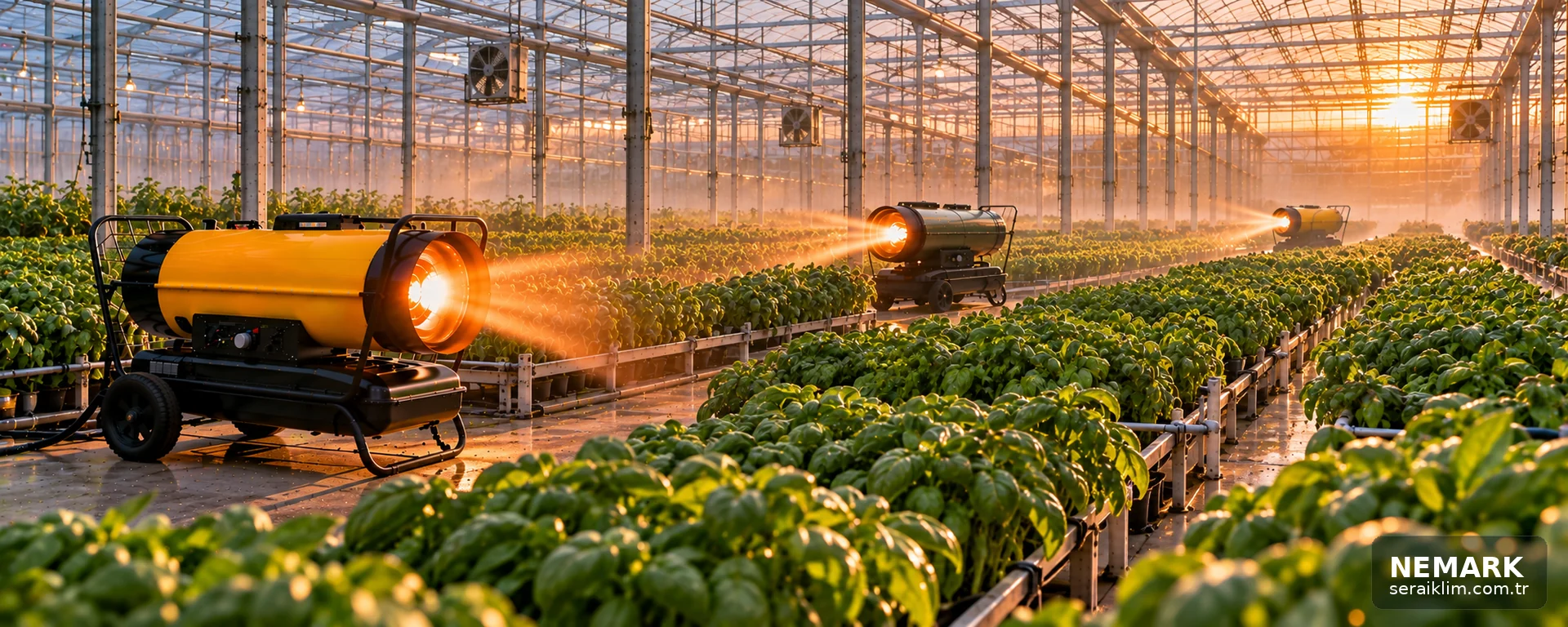 Aromatik Bitki Seraları ısıtma çözümleri Aromatik Bitki Seraları ısıtma çözümleri